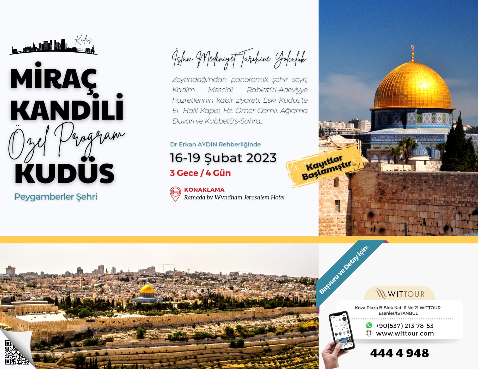 Miraç Kandili Kudüs Programı